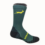 Springboks SML Outline Bok Versus Sock-Green